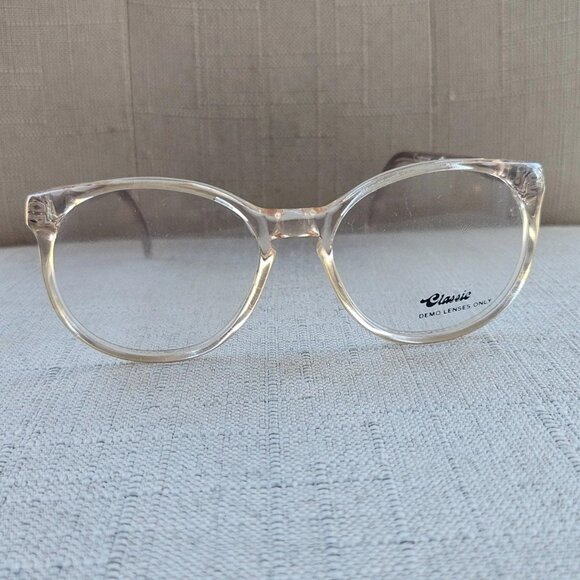 Couturier by Classic Women Glasses Frame Tan Clear ANDY ROSE 48[]18 130 Eye Wear - Picture 4 of 11